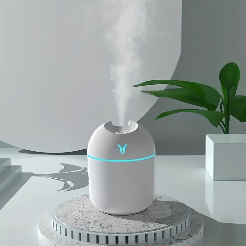 Umidificador Portátil Compacto com Névoa Fria e Luz Noturna