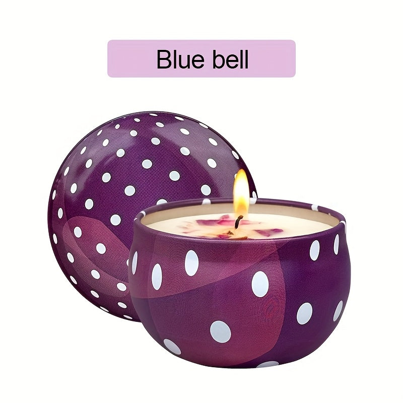 Vela Perfumada em Lata 70g — Cera Vegetal de Soja, Queima Longa (8 a 12 horas)