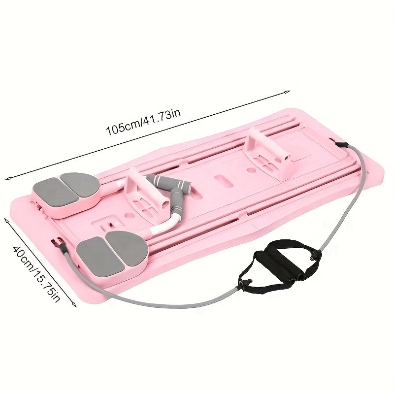Prancha Fitness Multifuncional 8 em 1 – Treinador de Abdômen, Core , Equipamento Completo para Pilates, Flexões e Exercícios em Casa, Dobrável e Portátil
