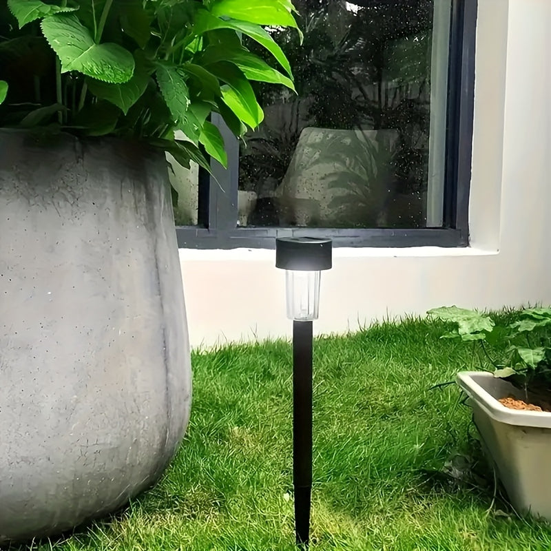 Kit 10 Luminárias Solares para Jardim – Iluminação Externa Econômica com Sensor de Luz