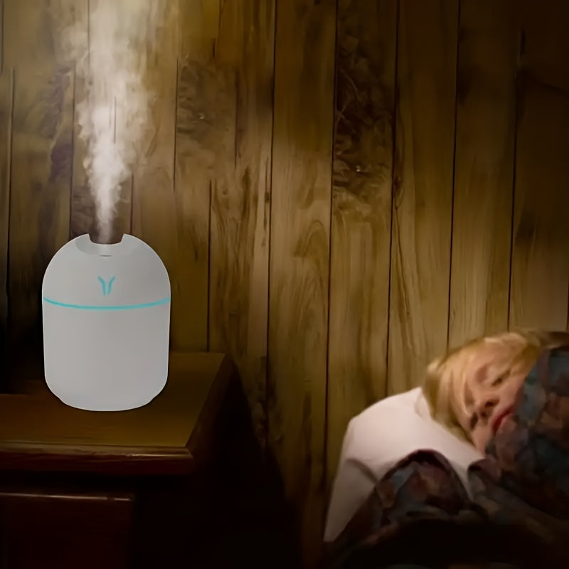 Umidificador Portátil Compacto com Névoa Fria e Luz Noturna