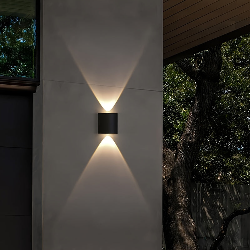 Par de Arandelas LED Modernas – Luzes de Parede Semi-Embutidas