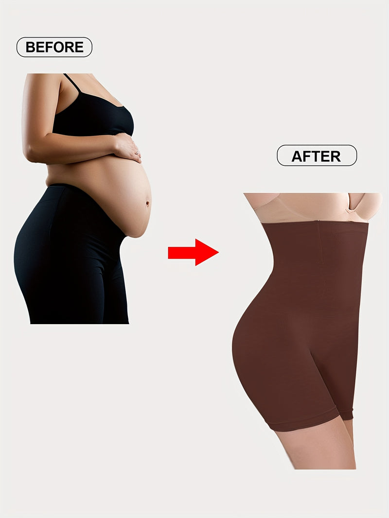 Shorts Esportivos Cintura Alta com Controle de Abdômen – Modelador de Cintura