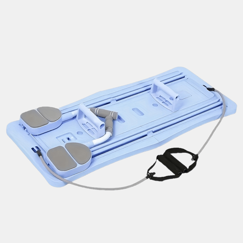 Prancha Fitness Multifuncional 8 em 1 – Treinador de Abdômen, Core , Equipamento Completo para Pilates, Flexões e Exercícios em Casa, Dobrável e Portátil