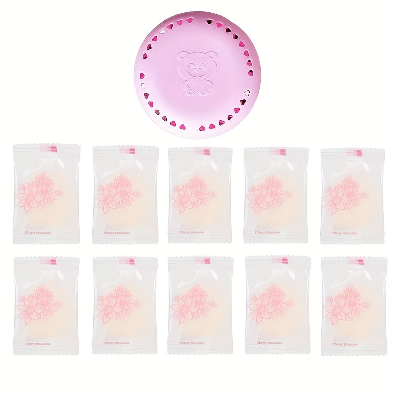 Kit 10 Pastilhas Aromatizadores Sólidos Compactos + Estojo Extra