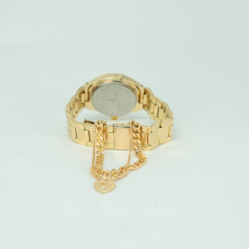 Kit Relógio Feminino Elegance e Pulseira com Pingente