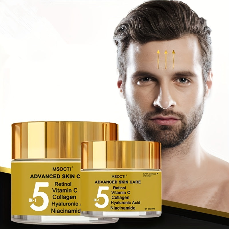 Creme Facial Rejuvenescedor 5 em 1 MSOCTI – Antissinais Potente para Todos os Tipos de Pele