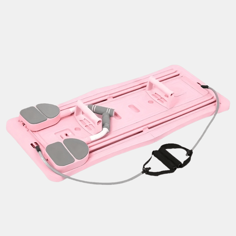 Prancha Fitness Multifuncional 8 em 1 – Treinador de Abdômen, Core , Equipamento Completo para Pilates, Flexões e Exercícios em Casa, Dobrável e Portátil