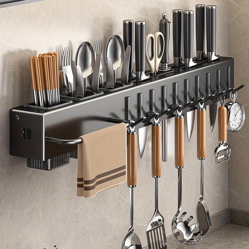 Suporte Multifuncional de Parede para Facas e Utensílios