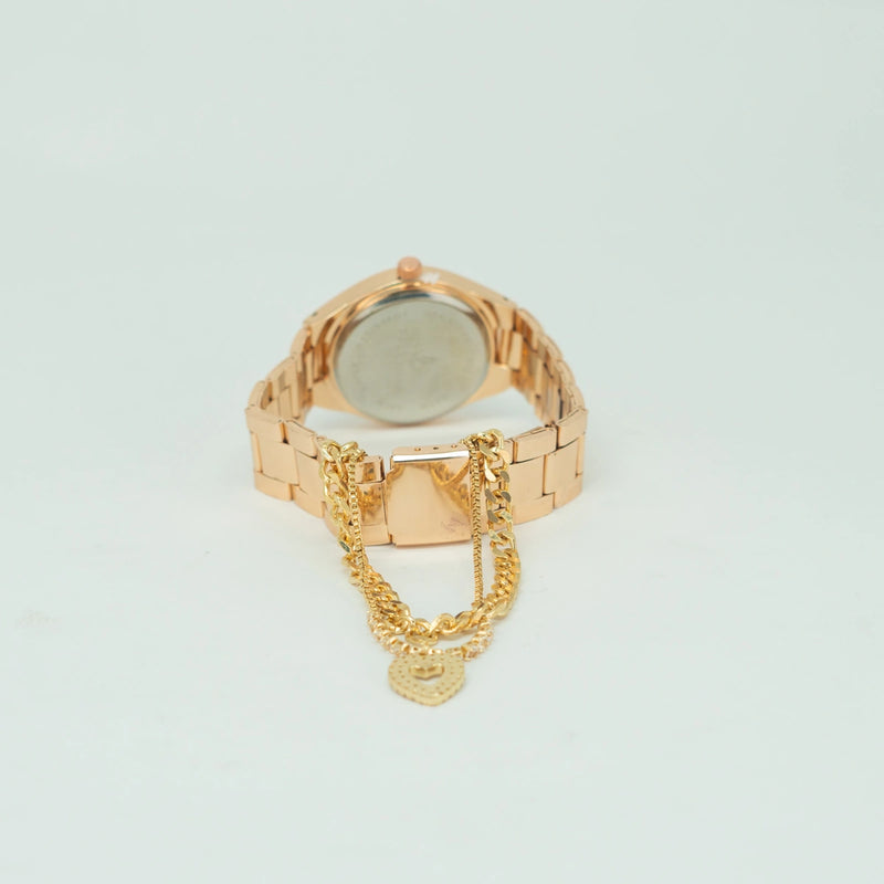 Kit Relógio Feminino Elegance e Pulseira com Pingente