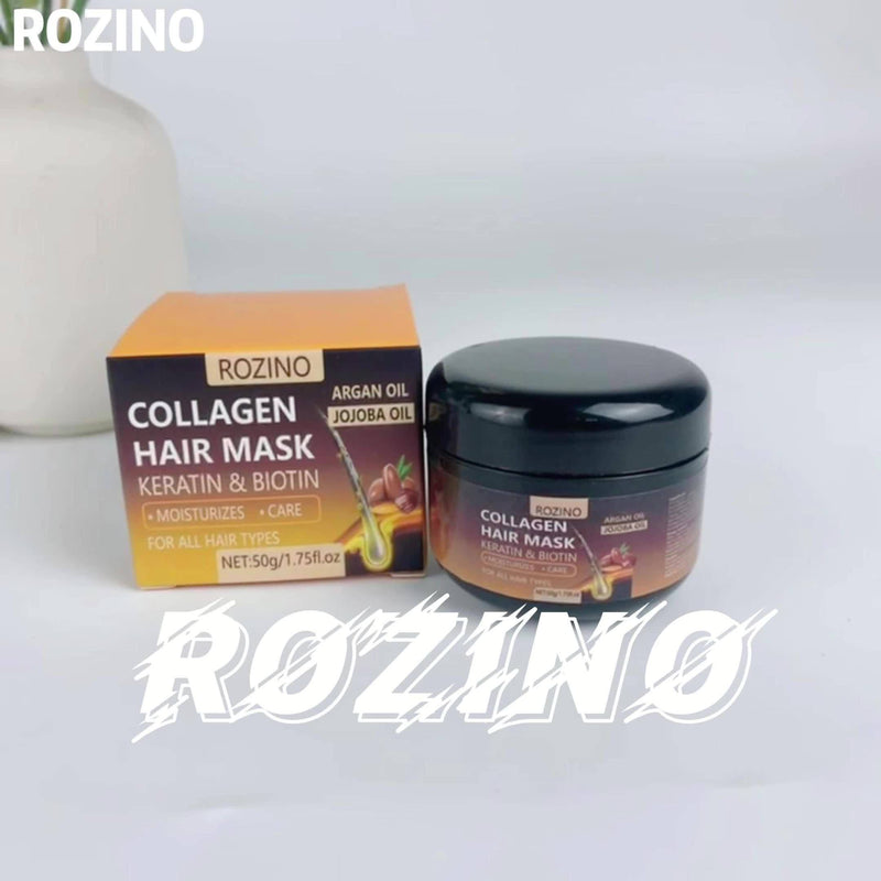 Máscara Capilar Nutritiva com Óleo de Jojoba e Argan – Colágeno, Queratina e Biotina para Cabelos Fortes e Hidratados