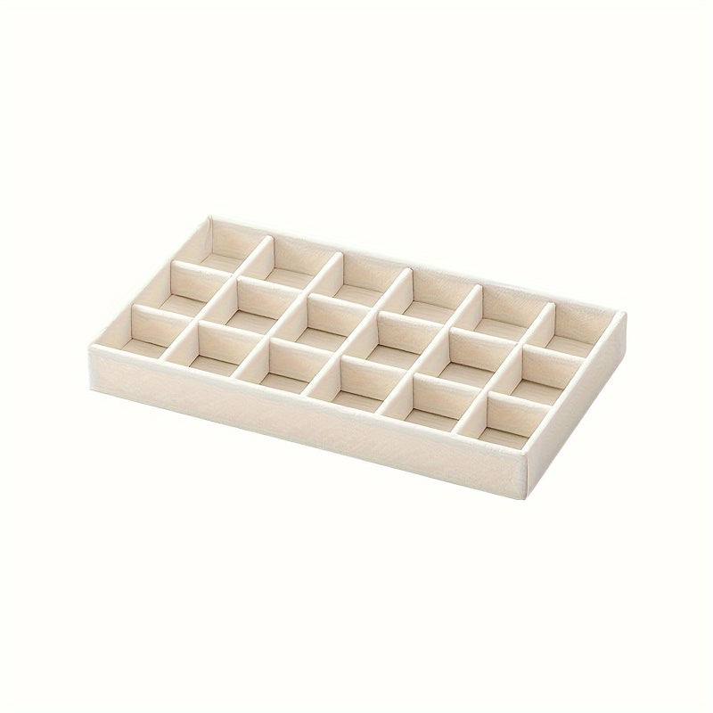 Kit 4 Organizadores de Veludo para Joias – Painel Multi-Grade