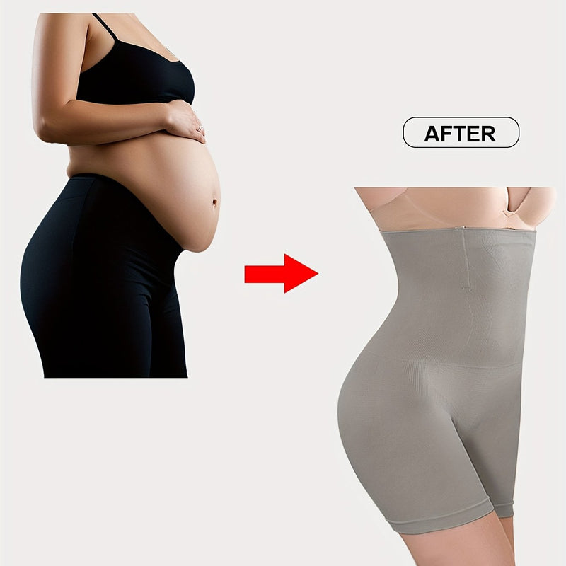 Shorts Esportivos Cintura Alta com Controle de Abdômen – Modelador de Cintura