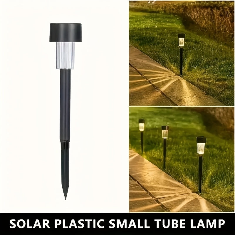 Kit 10 Luminárias Solares para Jardim – Iluminação Externa Econômica com Sensor de Luz