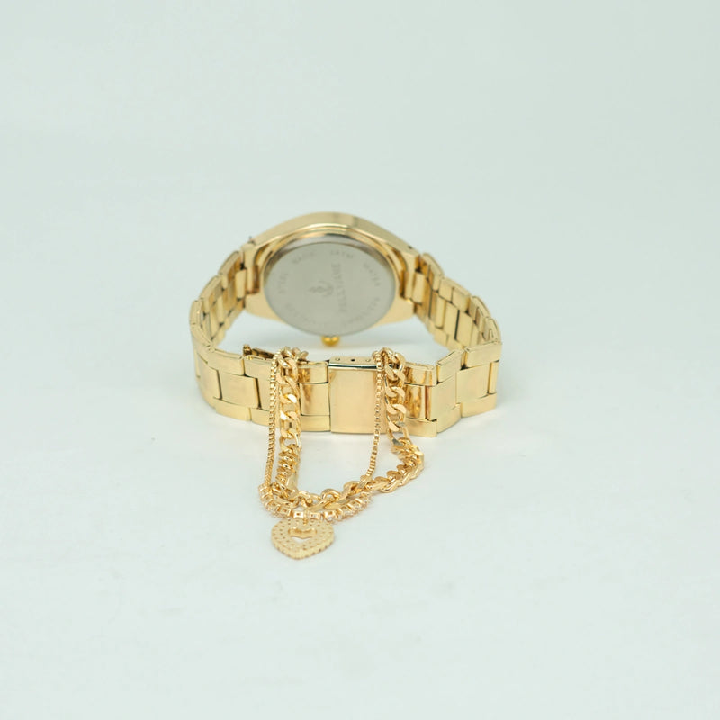 Kit Relógio Feminino Elegance e Pulseira com Pingente